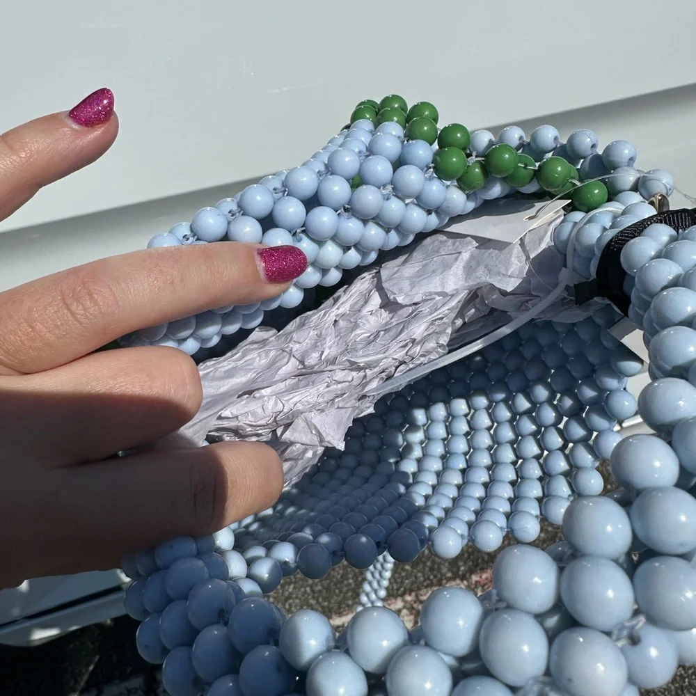 Kate Spade Mini Bag with Blue and Green Checkered Design - Picture 5 of 5